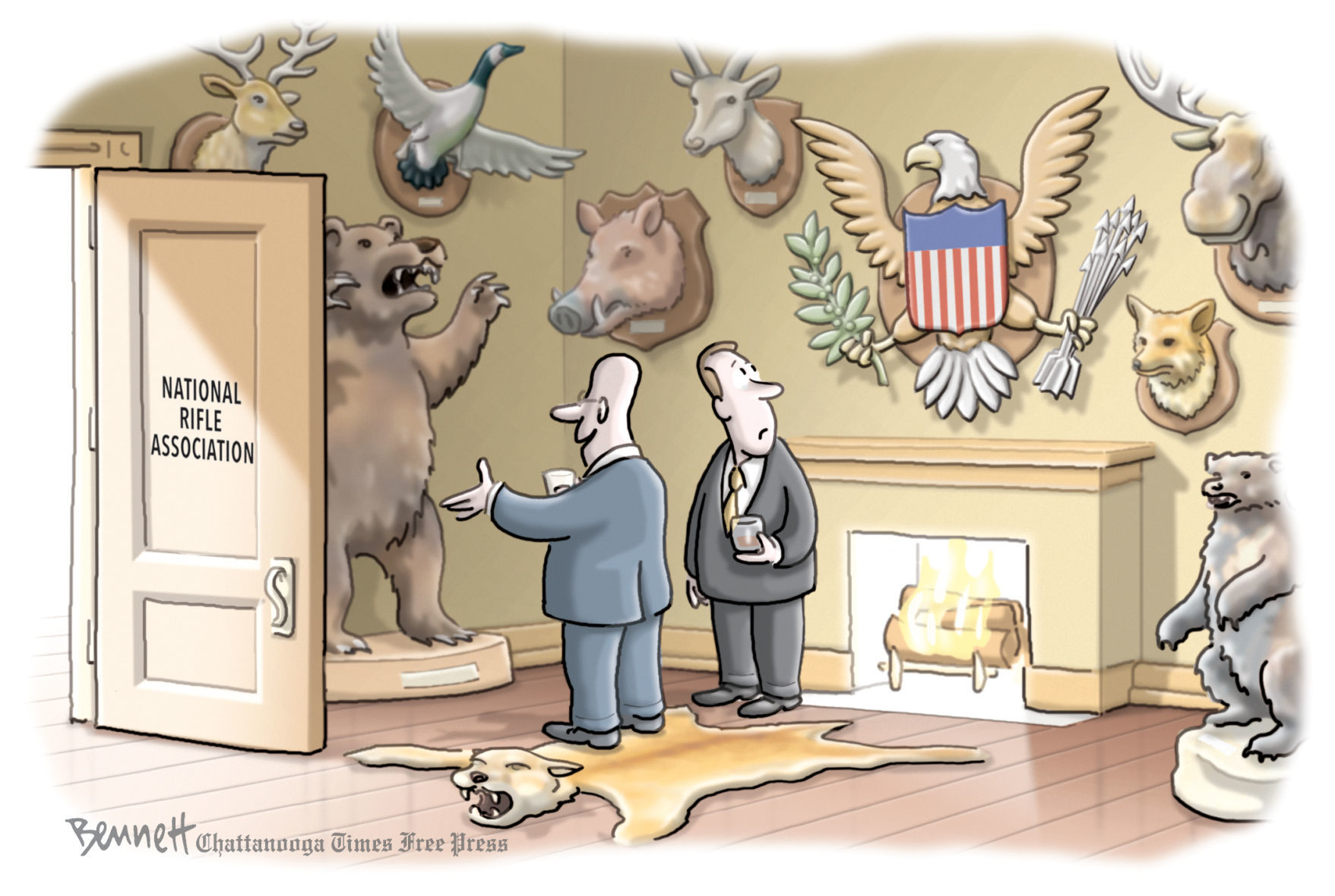Clay Bennett editorial cartoon